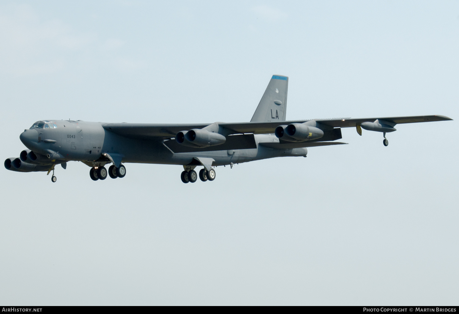 Aircraft Photo of 60-0043 / AF60-043 | Boeing B-52H Stratofortress | USA - Air Force | AirHistory.net #353041