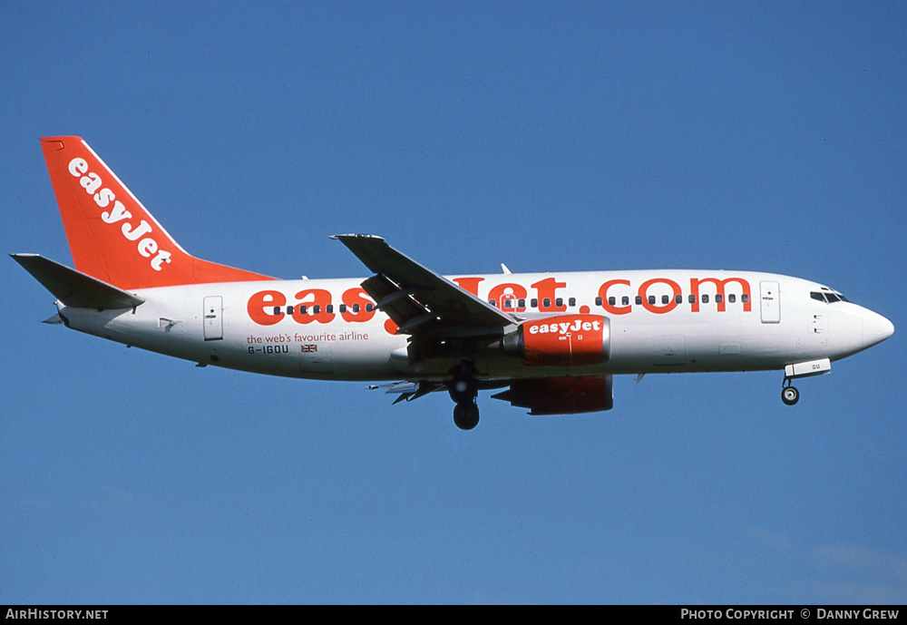 Aircraft Photo of G-IGOU | Boeing 737-3L9 | EasyJet | AirHistory.net #353043