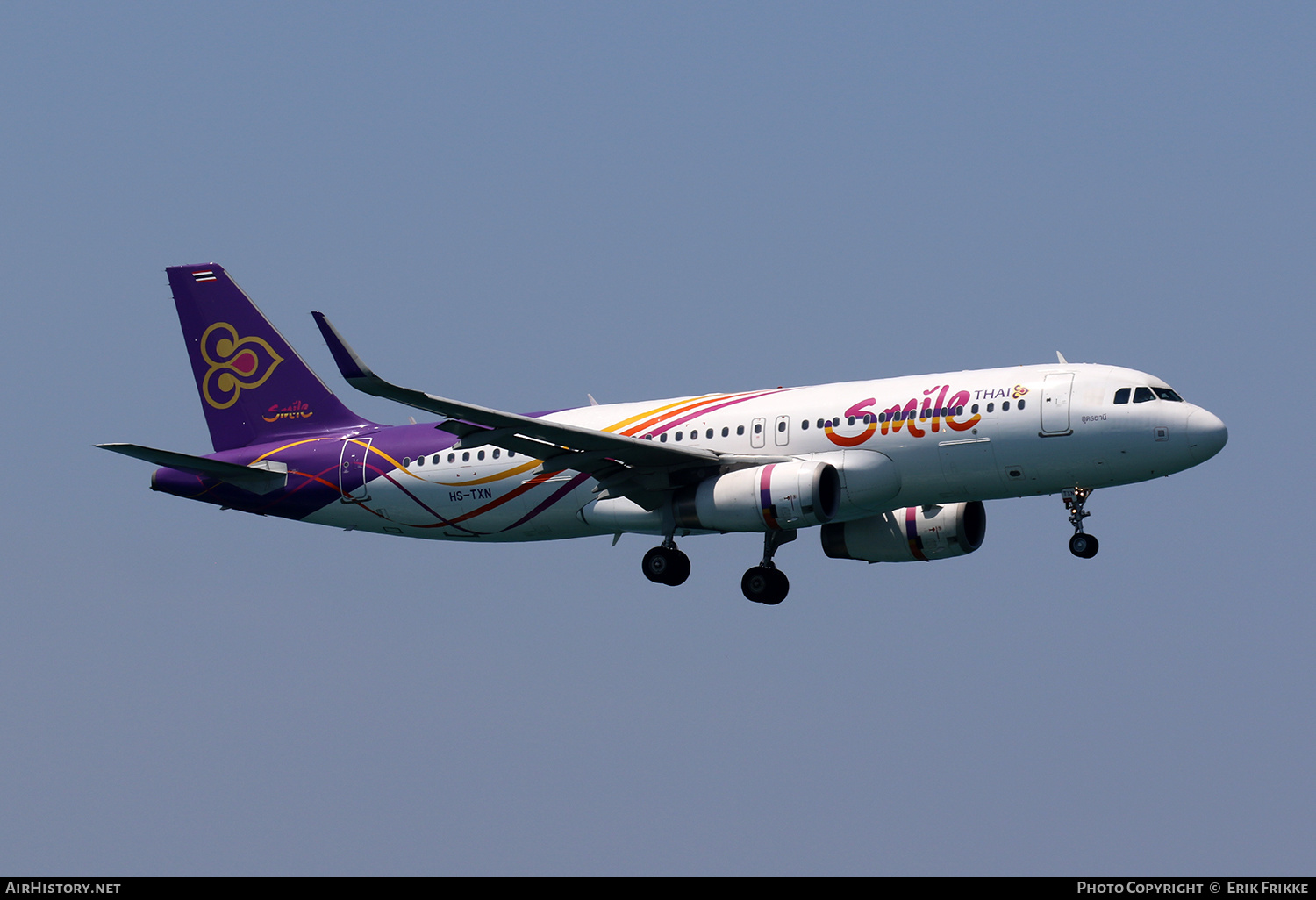 Aircraft Photo of HS-TXN | Airbus A320-232 | Thai Smile | AirHistory.net #353047