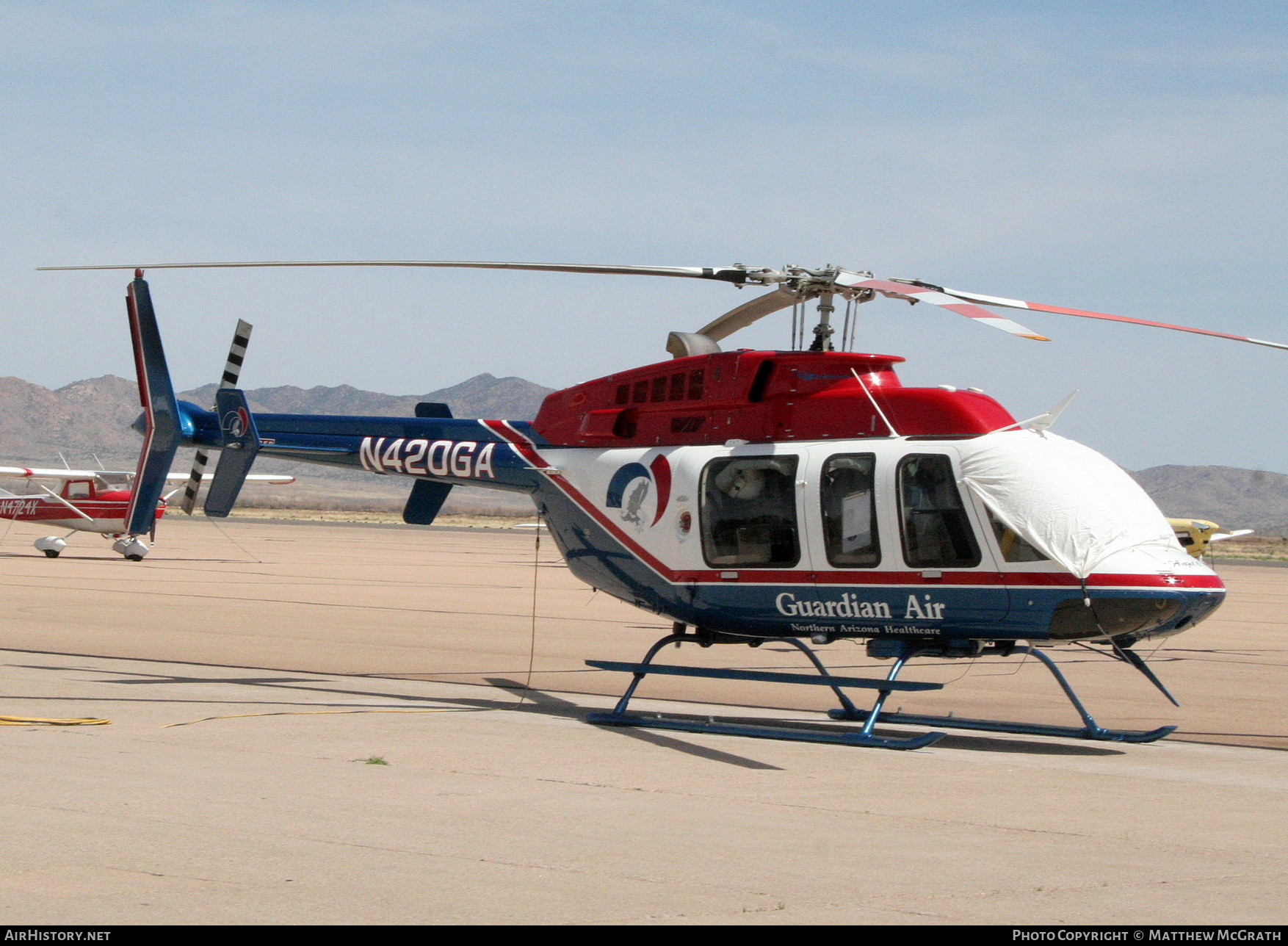 Aircraft Photo of N420GA | Bell 407 | Guardian Air | AirHistory.net #353052
