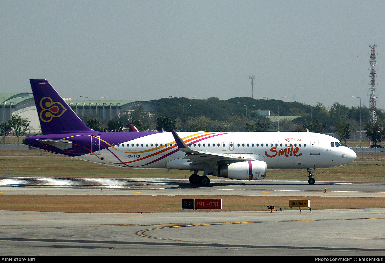 Aircraft Photo of HS-TXG | Airbus A320-232 | Thai Smile | AirHistory.net #353056