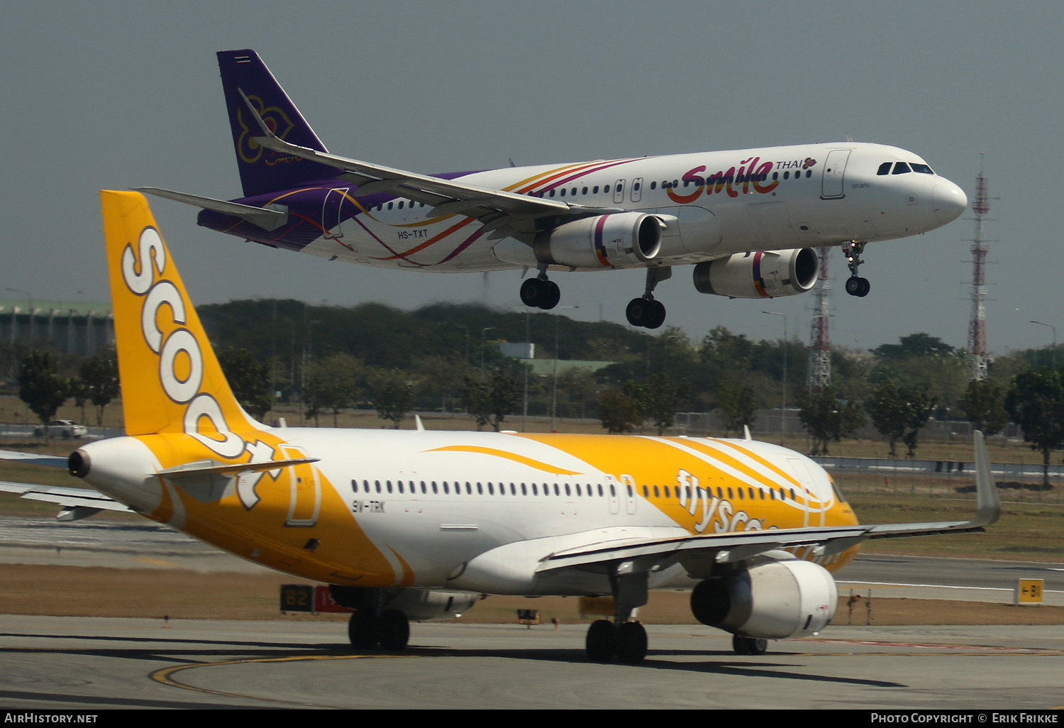 Aircraft Photo of HS-TXT | Airbus A320-232 | Thai Smile | AirHistory.net #353058