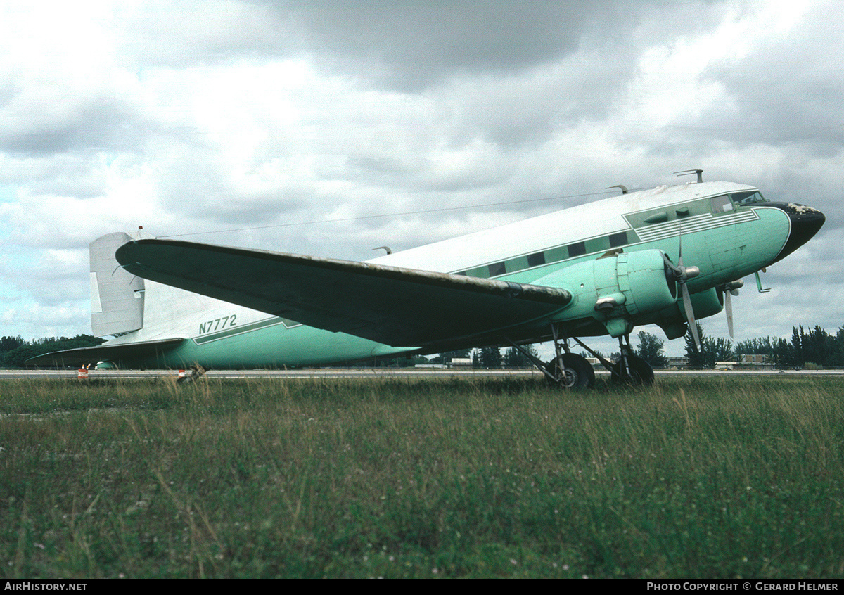 Aircraft Photo of N7772 | Douglas DC-3(A) | AirHistory.net #353067