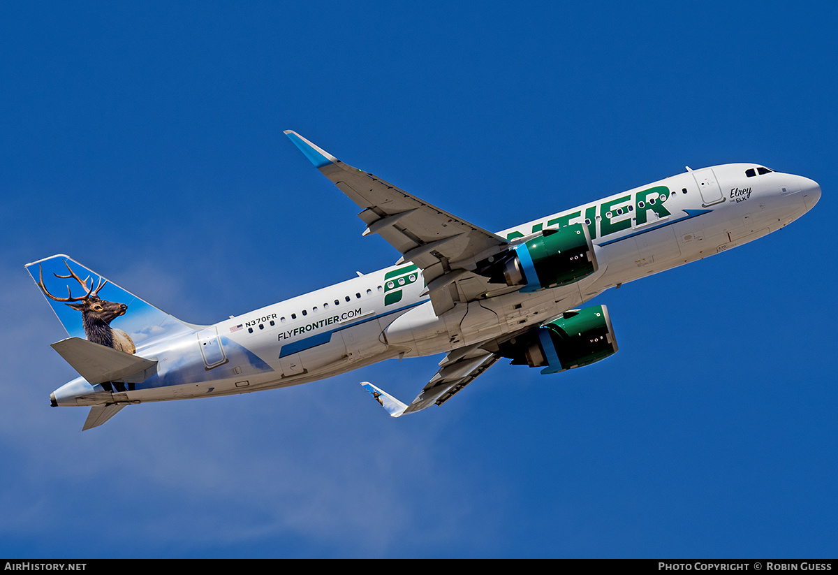 Aircraft Photo of N370FR | Airbus A320-251N | Frontier Airlines | AirHistory.net #353080