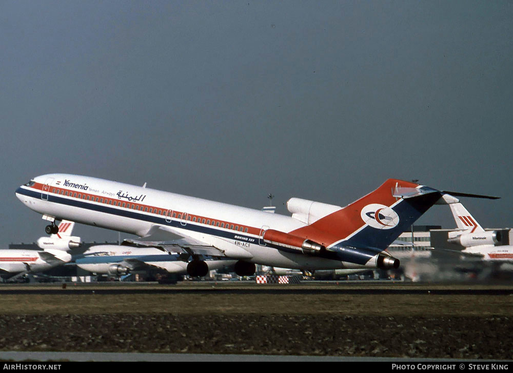 Aircraft Photo of 4W-ACF | Boeing 727-2N8/Adv | Yemenia - Yemen Airways | AirHistory.net #353082