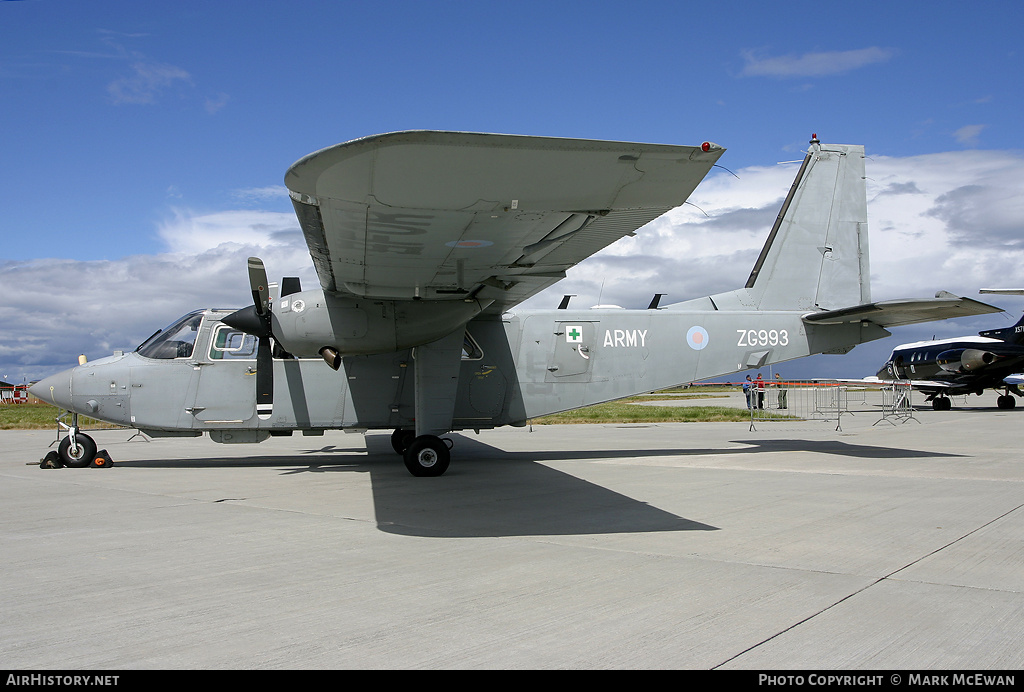 Aircraft Photo of ZG993 | Pilatus Britten-Norman BN-2T Islander AL1 | UK - Army | AirHistory.net #353090