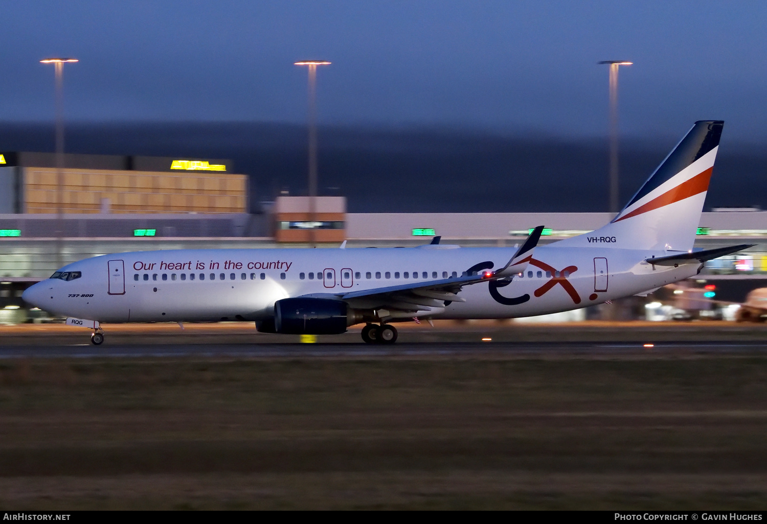 Aircraft Photo of VH-RQG | Boeing 737-8FE | REX - Regional Express | AirHistory.net #353093