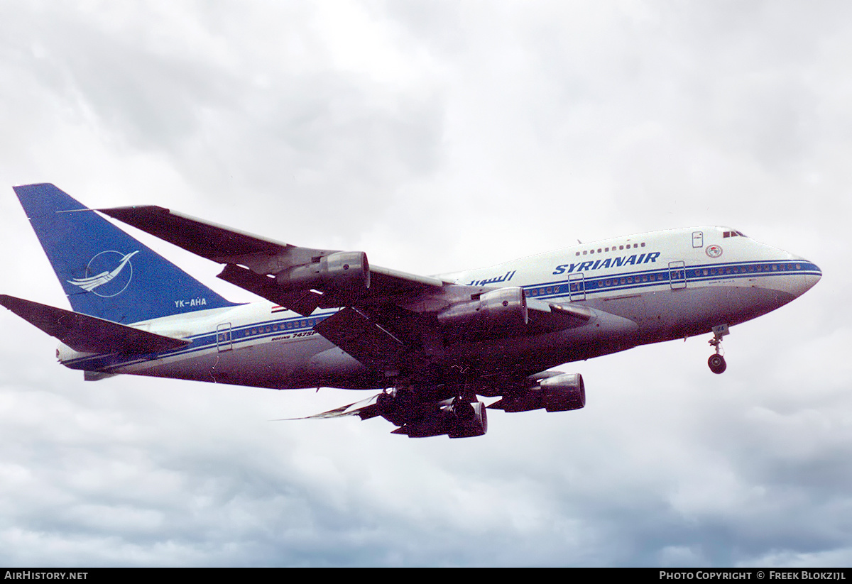 Aircraft Photo of YK-AHA | Boeing 747SP-94 | Syrian Air | AirHistory.net #353102