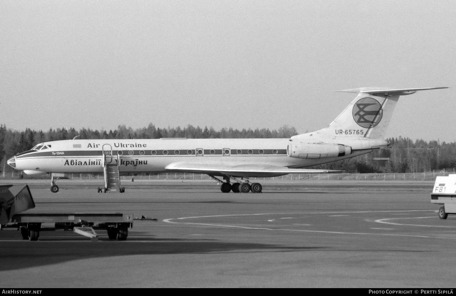Aircraft Photo of UR-65765 | Tupolev Tu-134A | Air Ukraine | AirHistory.net #353106