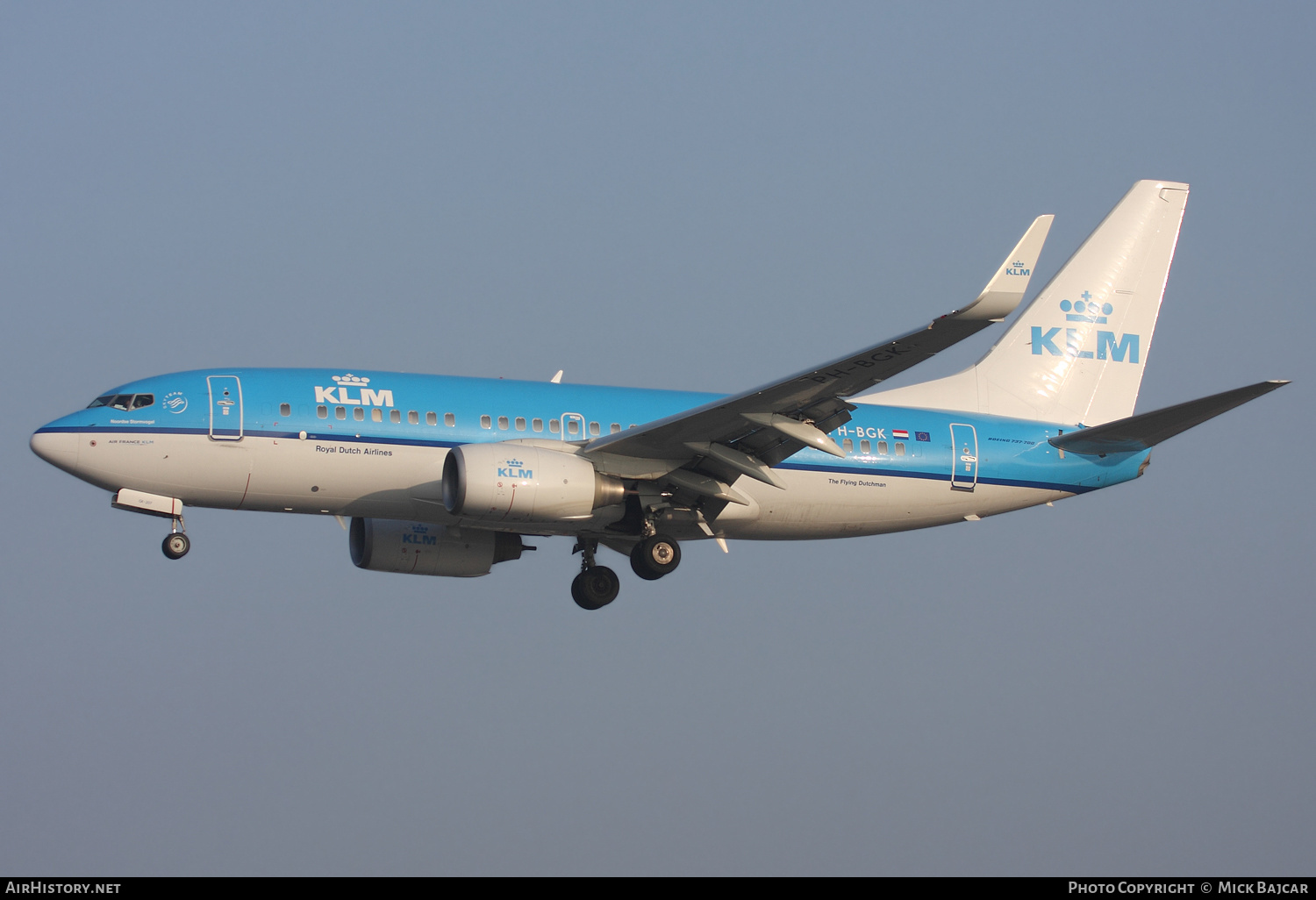 Aircraft Photo of PH-BGK | Boeing 737-7K2 | KLM - Royal Dutch Airlines | AirHistory.net #353114