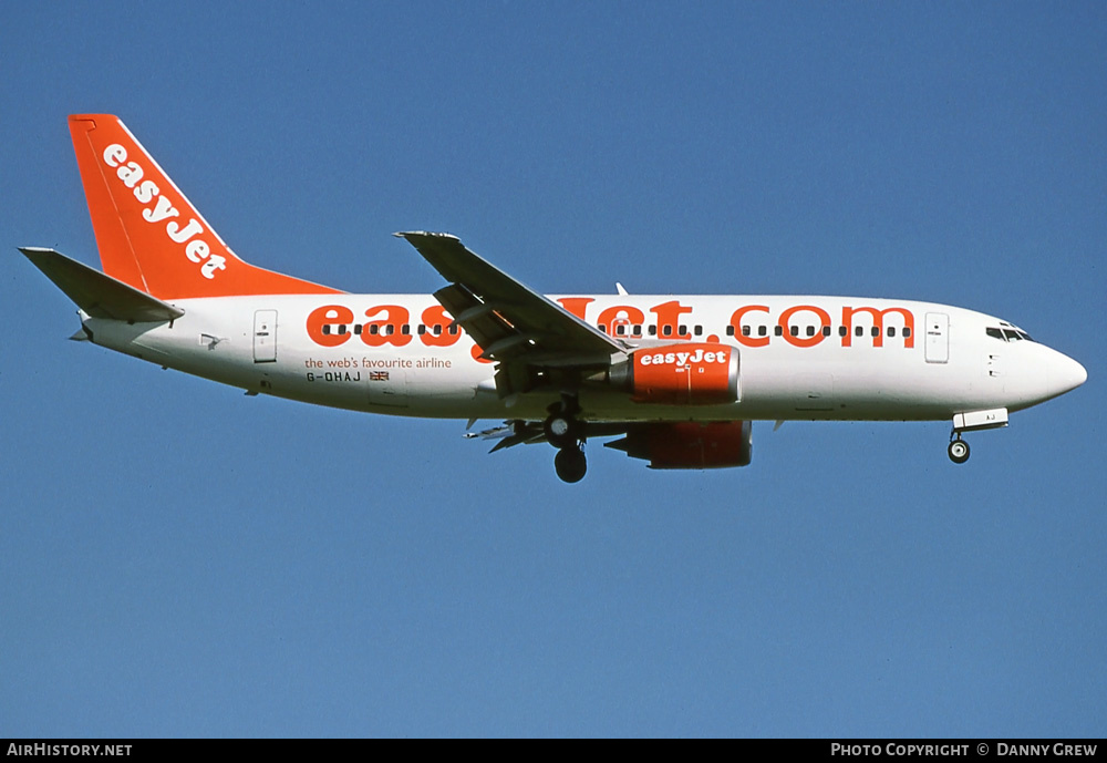 Aircraft Photo of G-OHAJ | Boeing 737-36Q | EasyJet | AirHistory.net #353137