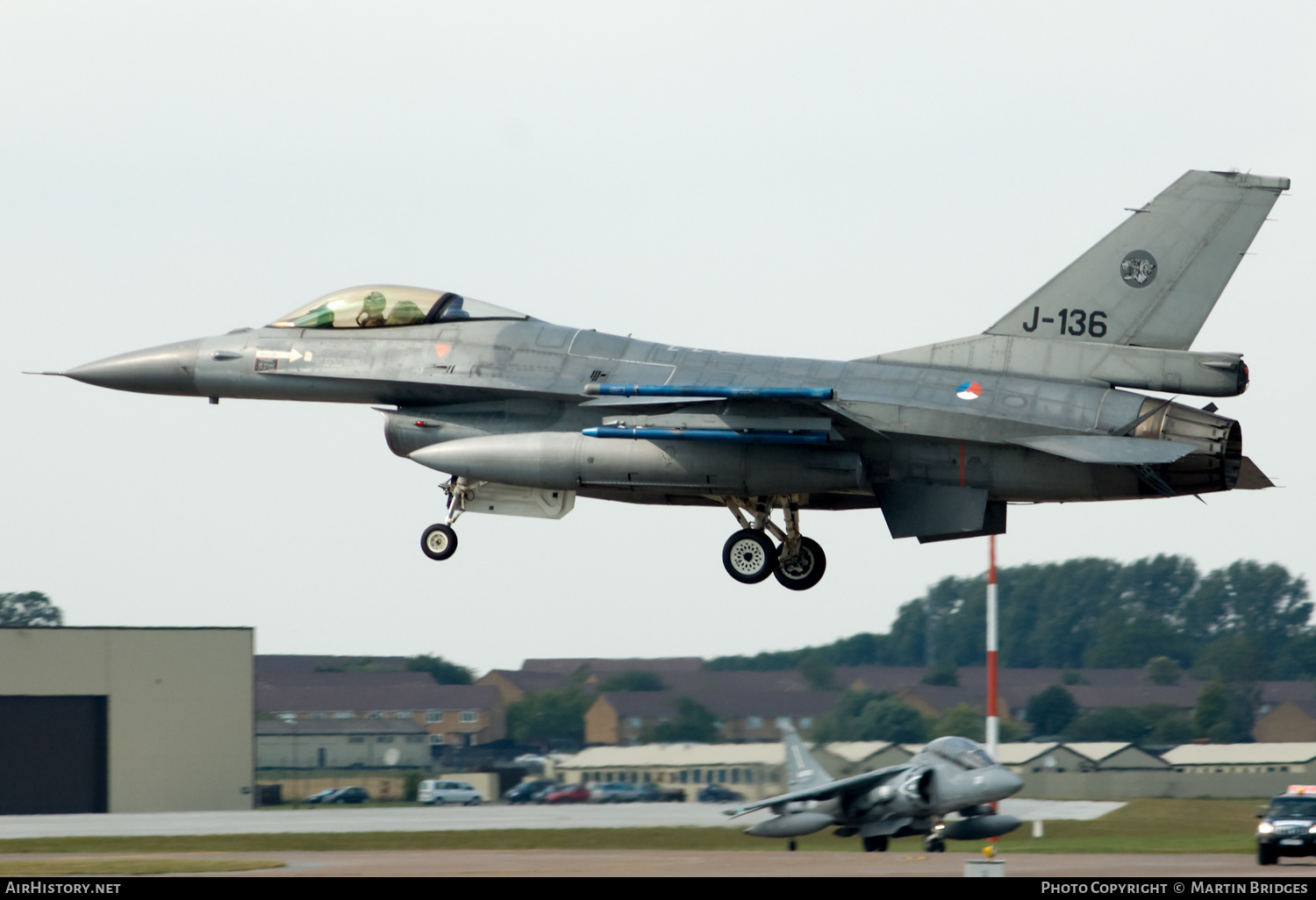 Aircraft Photo of J-136 | General Dynamics F-16AM Fighting Falcon | Netherlands - Air Force | AirHistory.net #353144