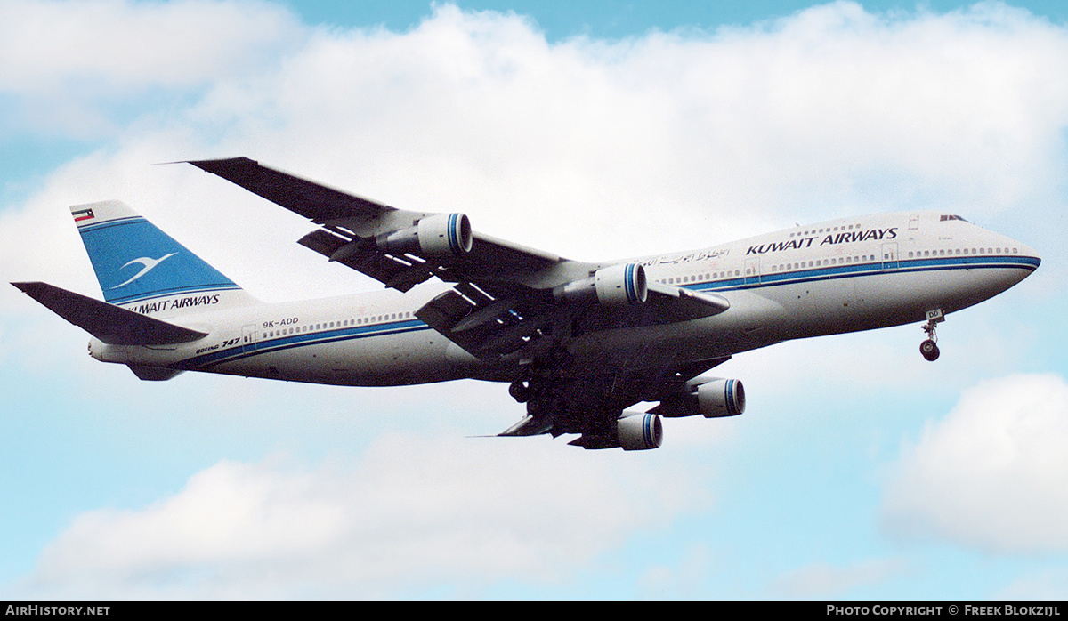Aircraft Photo of 9K-ADD | Boeing 747-269BM | Kuwait Airways | AirHistory.net #353148