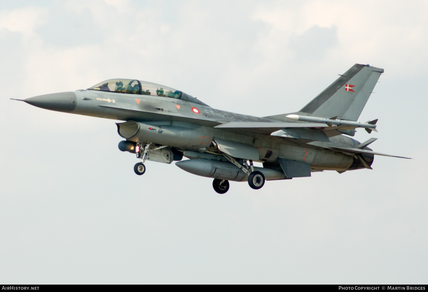 Aircraft Photo of ET-022 | General Dynamics F-16BM Fighting Falcon | Denmark - Air Force | AirHistory.net #353153