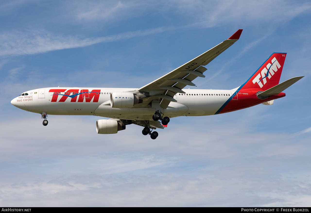 Aircraft Photo of F-WWKP / PT-MVO | Airbus A330-223 | TAM Linhas Aéreas | AirHistory.net #353155