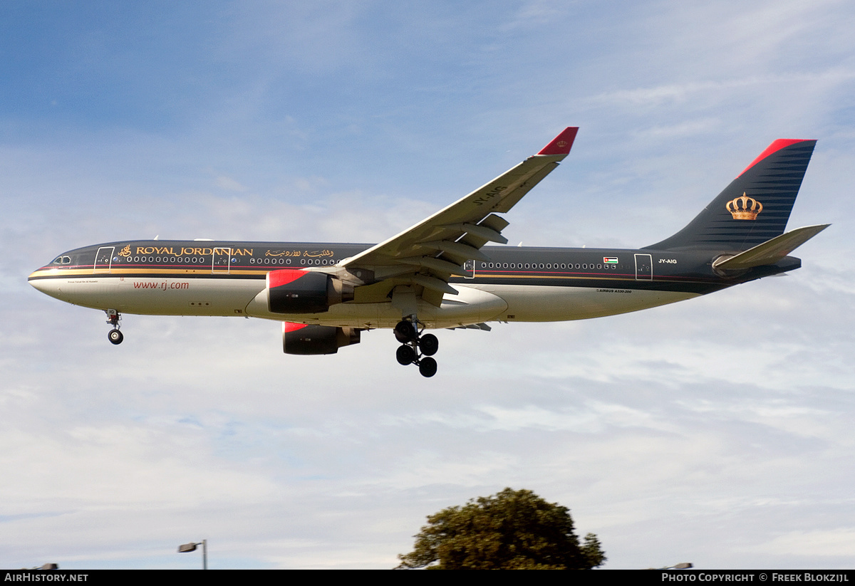 Aircraft Photo of JY-AIG | Airbus A330-223 | Royal Jordanian Airlines | AirHistory.net #353158