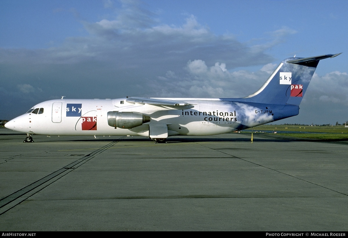 Aircraft Photo of G-TJPM | British Aerospace BAe-146-300QT Quiet Trader | Sky Pak International Couriers | AirHistory.net #353167
