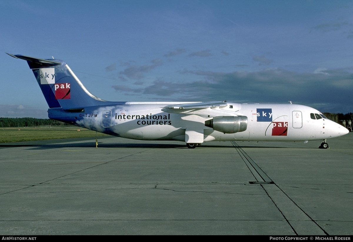Aircraft Photo of G-TJPM | British Aerospace BAe-146-300QT Quiet Trader | Sky Pak International Couriers | AirHistory.net #353171