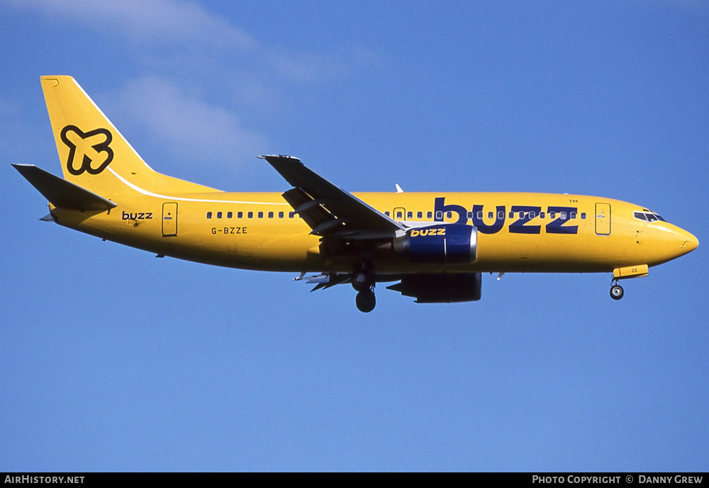 Aircraft Photo of G-BZZE | Boeing 737-3Q8 | Buzz | AirHistory.net #353175