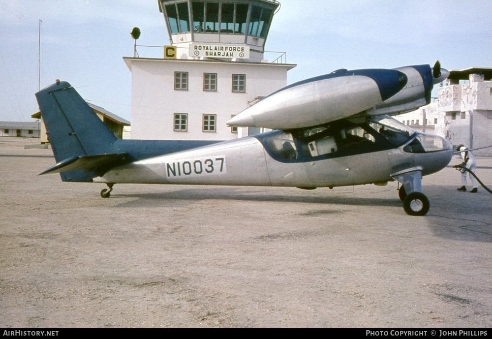 Aircraft Photo of N10037 | Helio H-500 Twin Courier | AirHistory.net #353194