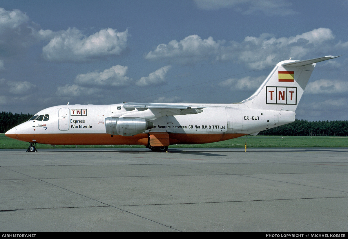 Aircraft Photo of EC-ELT | British Aerospace BAe-146-200QT Quiet Trader | TNT Express | AirHistory.net #353203