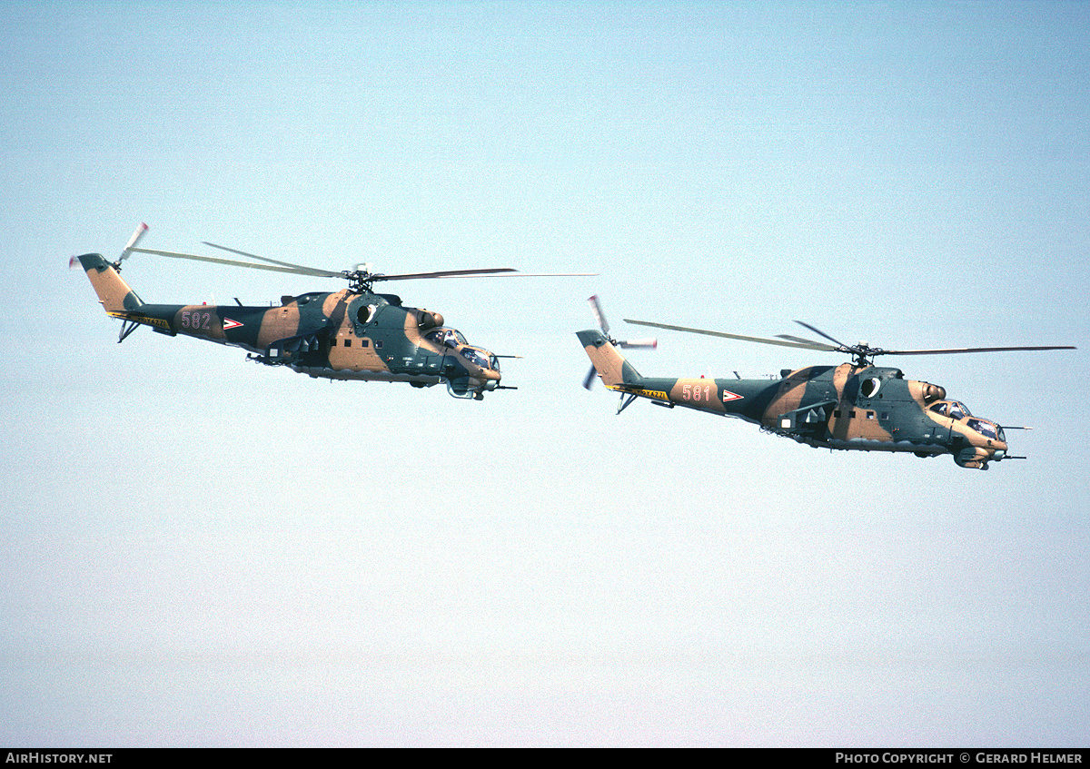 Aircraft Photo of 581 | Mil Mi-24D | Hungary - Air Force | AirHistory.net #353207