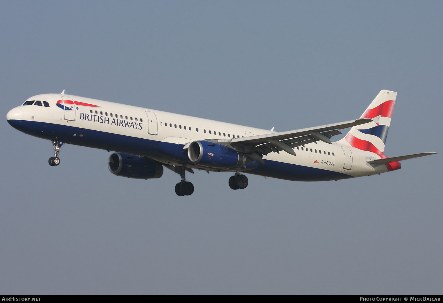Aircraft Photo of G-EUXI | Airbus A321-231 | British Airways | AirHistory.net #353209