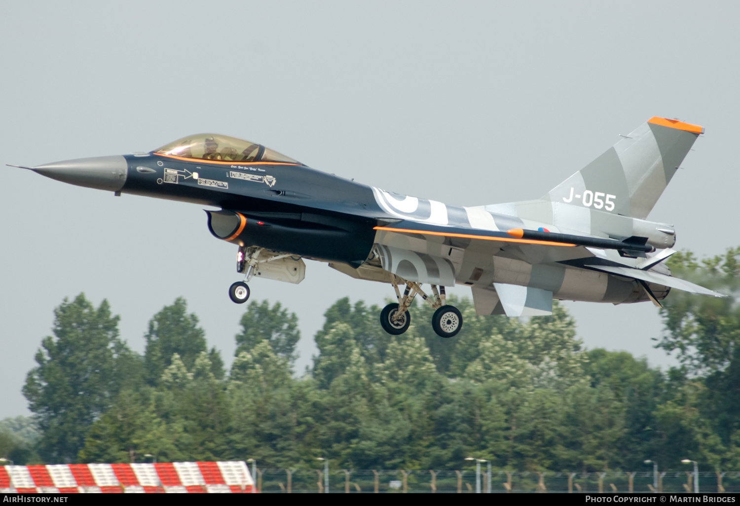 Aircraft Photo of J-055 | General Dynamics F-16AM Fighting Falcon | Netherlands - Air Force | AirHistory.net #353212