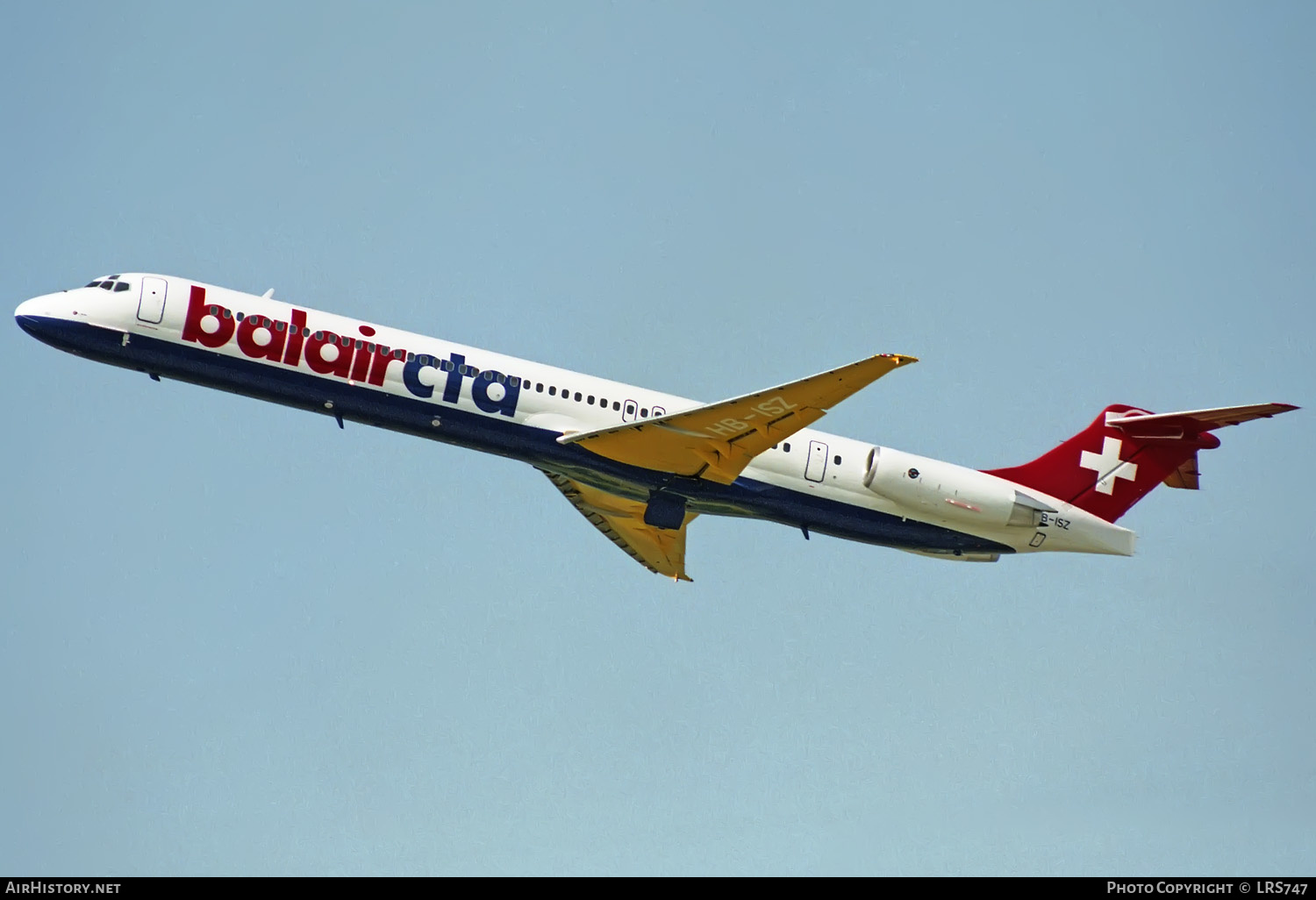 Aircraft Photo of HB-ISZ | McDonnell Douglas MD-83 (DC-9-83) | BalairCTA | AirHistory.net #353226