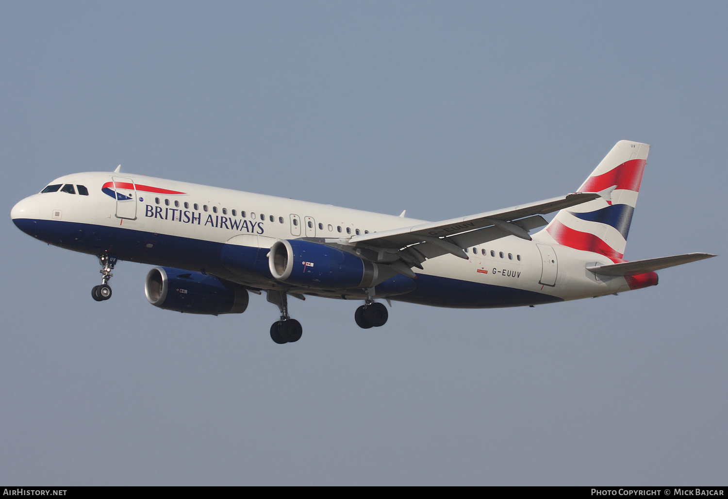 Aircraft Photo of G-EUUV | Airbus A320-232 | British Airways | AirHistory.net #353231