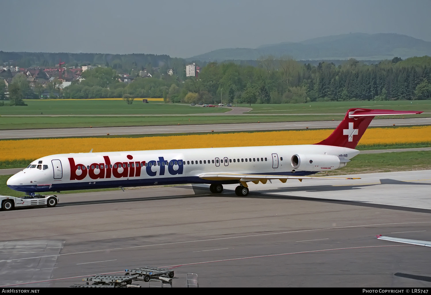 Aircraft Photo of HB-INB | McDonnell Douglas MD-81 (DC-9-81) | BalairCTA | AirHistory.net #353236