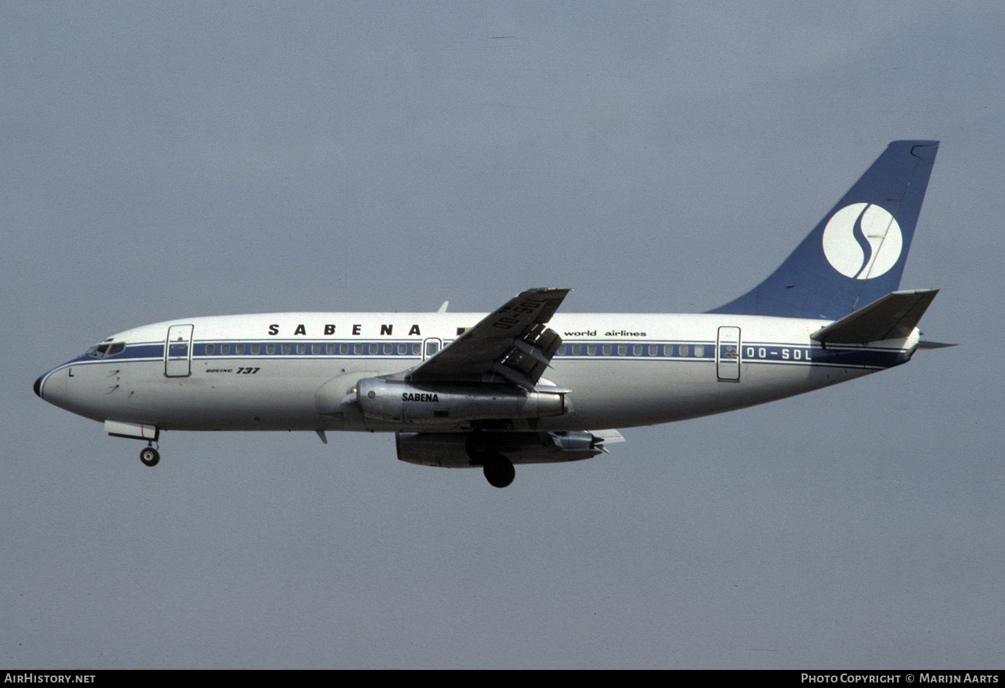 Aircraft Photo of OO-SDL | Boeing 737-229/Adv | Sabena | AirHistory.net #353269