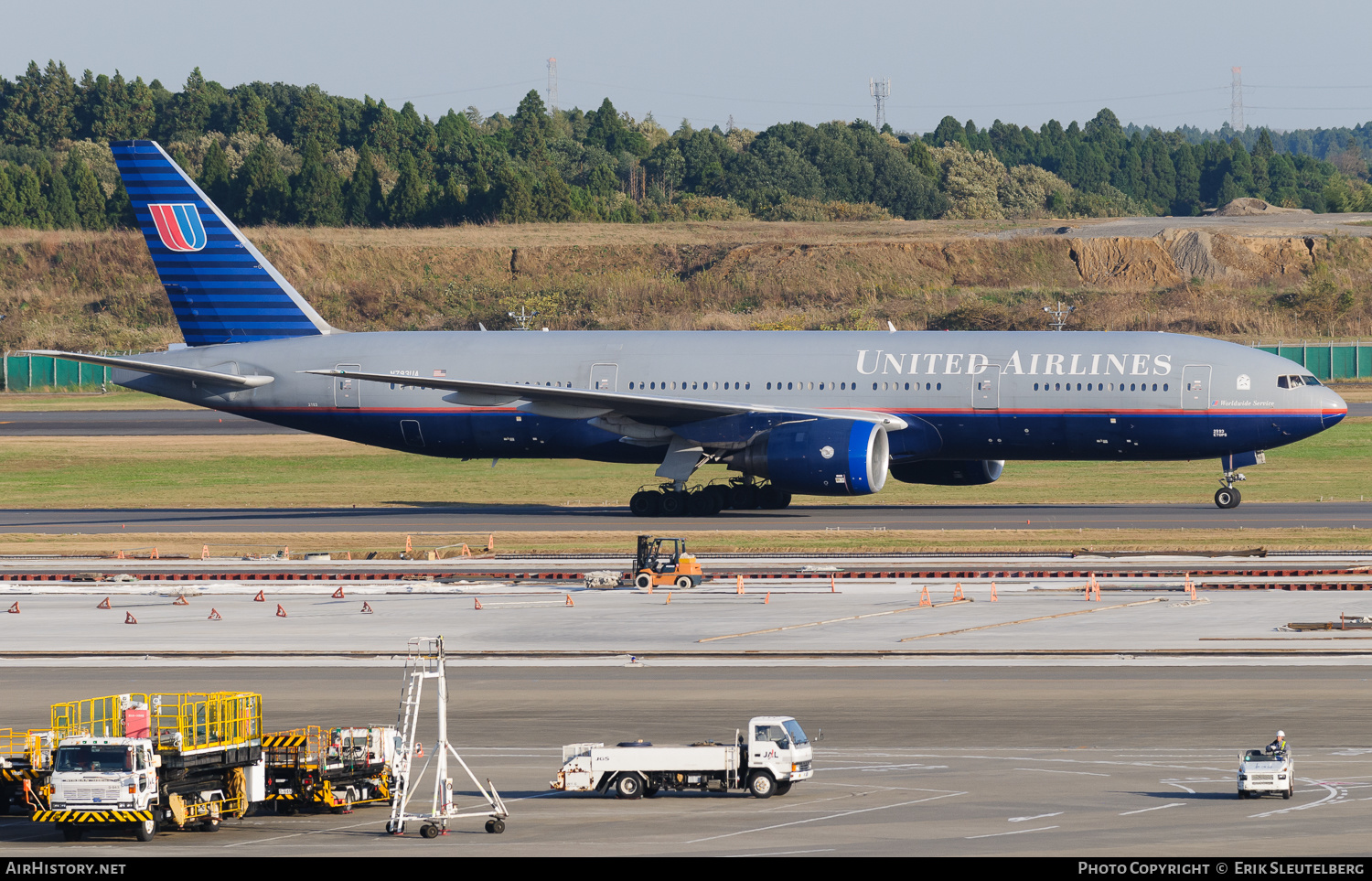 Aircraft Photo of N793UA | Boeing 777-222/ER | United Airlines | AirHistory.net #353277