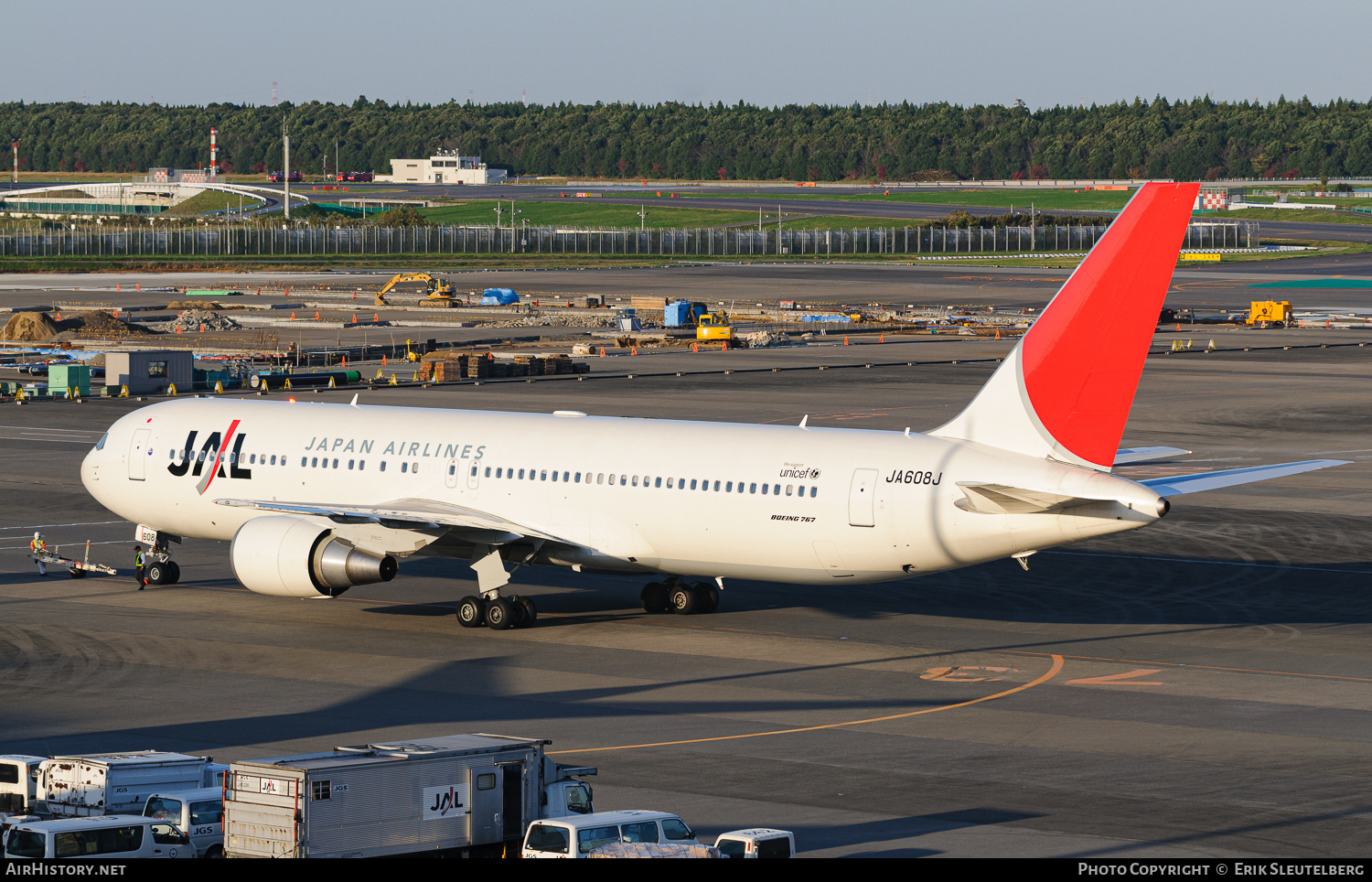 Aircraft Photo of JA608J | Boeing 767-346/ER | Japan Airlines - JAL | AirHistory.net #353280