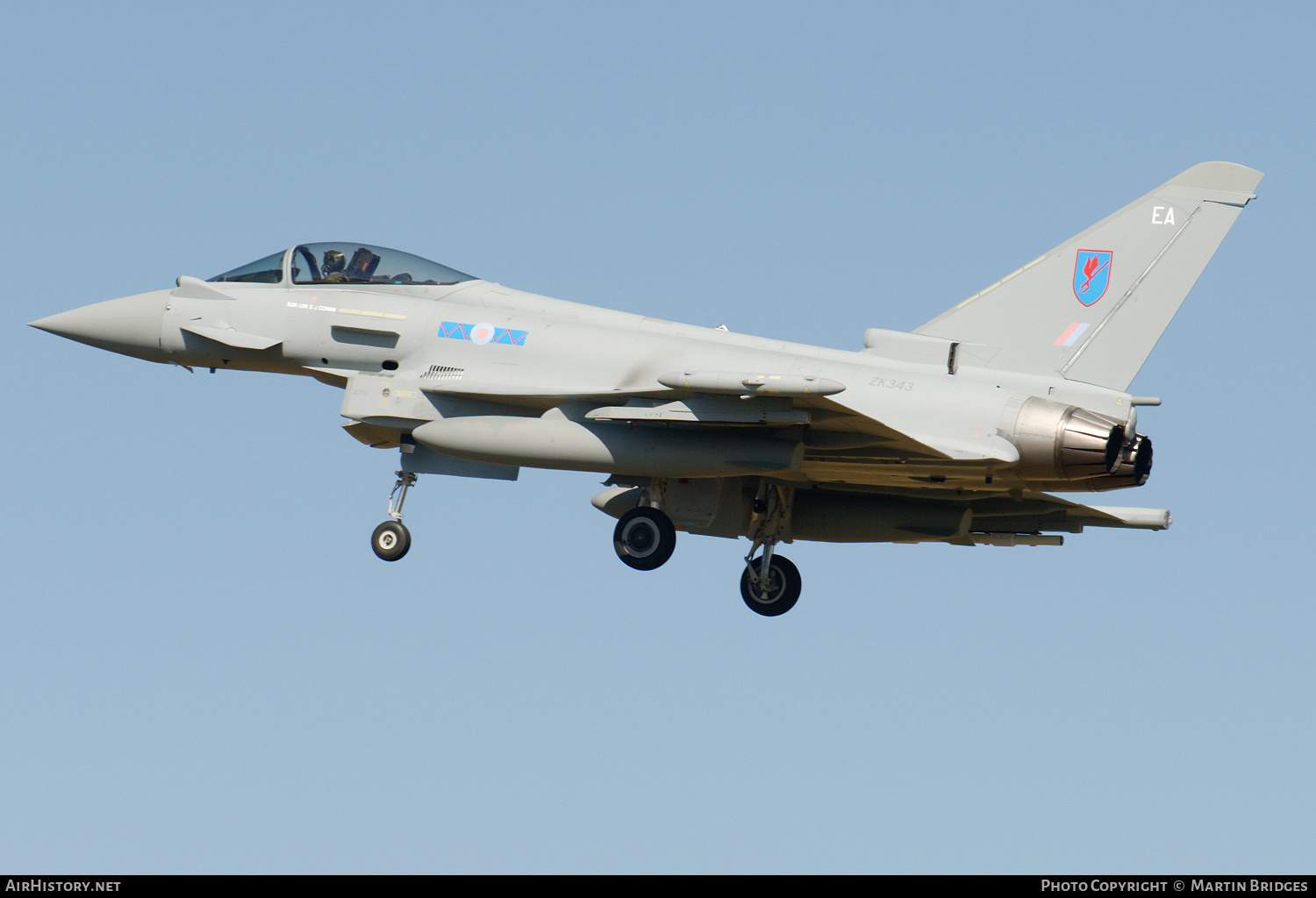 Aircraft Photo of ZK343 | Eurofighter EF-2000 Typhoon FGR4 | UK - Air Force | AirHistory.net #353330