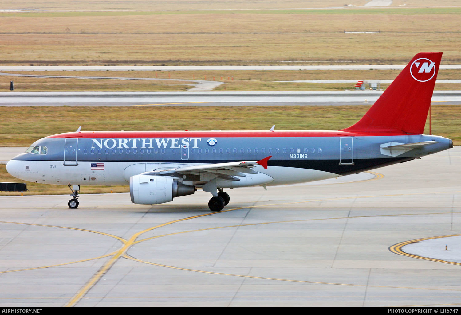 Aircraft Photo of N331NB | Airbus A319-114 | Northwest Airlines | AirHistory.net #353382