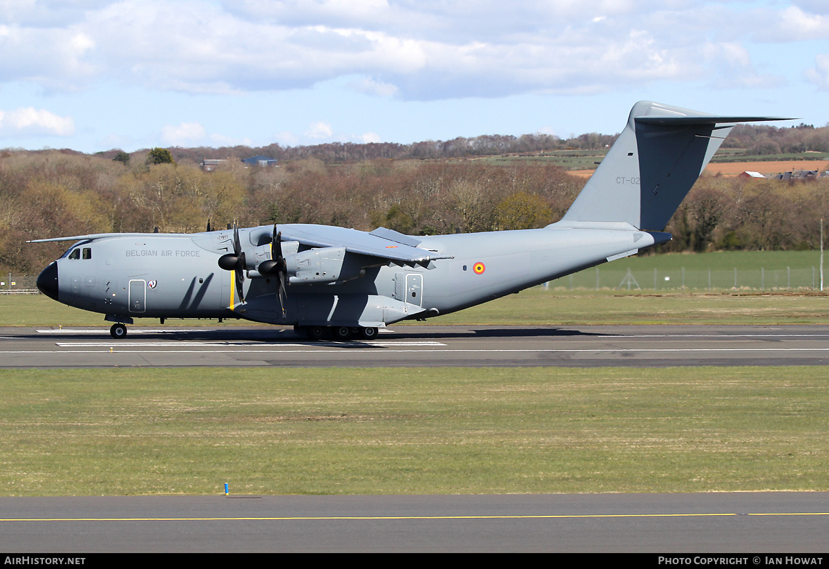 Aircraft Photo of CT-02 | Airbus A400M Atlas | Belgium - Air Force | AirHistory.net #353399