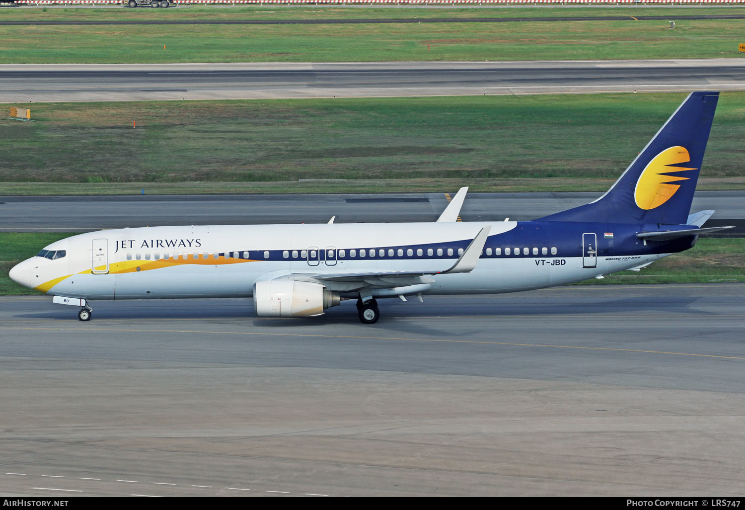 Aircraft Photo of VT-JBD | Boeing 737-85R | Jet Airways | AirHistory.net #353412