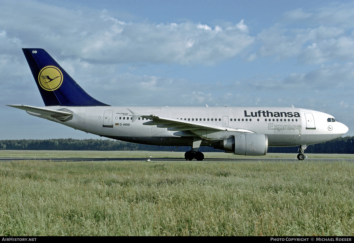 Aircraft Photo of D-AIDD | Airbus A310-304 | Lufthansa Express | AirHistory.net #353433
