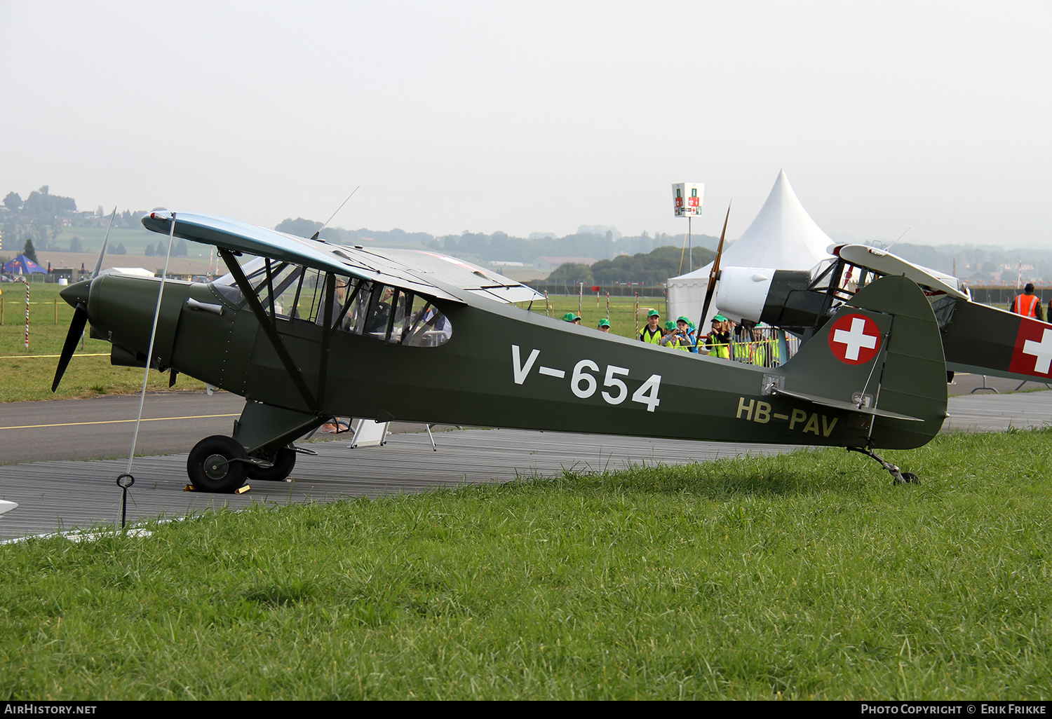 Aircraft Photo of HB-PAV / V-654 | CubCrafters PA-18-150 Super Cub | Switzerland - Air Force | AirHistory.net #353441