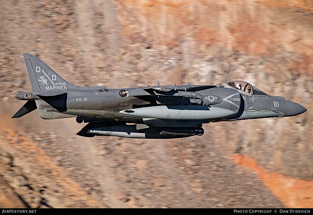 Aircraft Photo of 164549 | Boeing AV-8B Harrier II+ | USA - Marines | AirHistory.net #353449