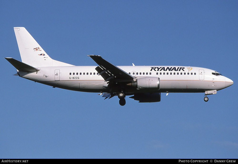 Aircraft Photo of G-BZZG | Boeing 737-3Q8 | Ryanair | AirHistory.net #353452