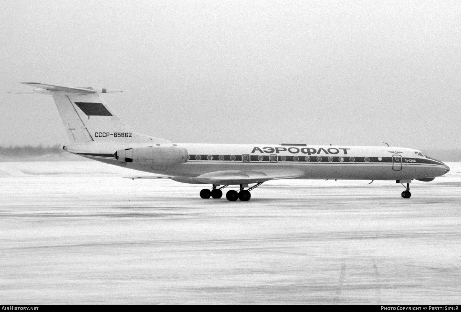 Aircraft Photo of CCCP-65862 | Tupolev Tu-134A | Aeroflot | AirHistory.net #353456