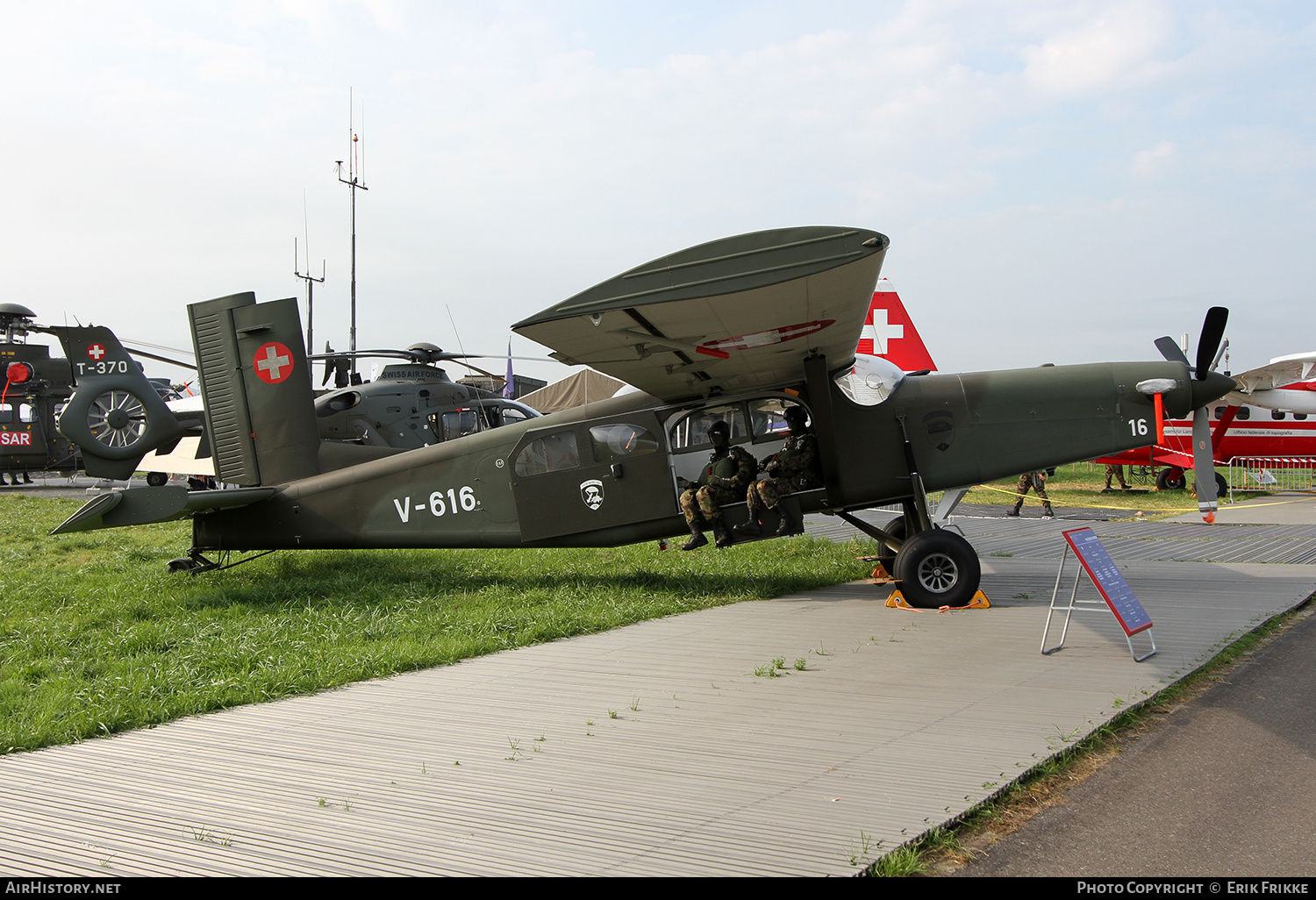 Aircraft Photo of V-616 | Pilatus PC-6/B2-H2M-1 Turbo Porter | Switzerland - Air Force | AirHistory.net #353457