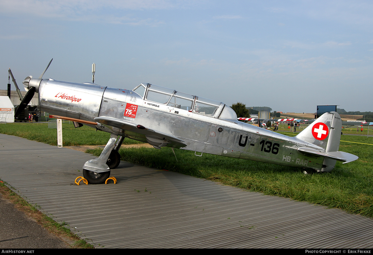 Aircraft Photo of HB-RAR / U-136 | Pilatus P-2-06 | L'Aerotique | Switzerland - Air Force | AirHistory.net #353458