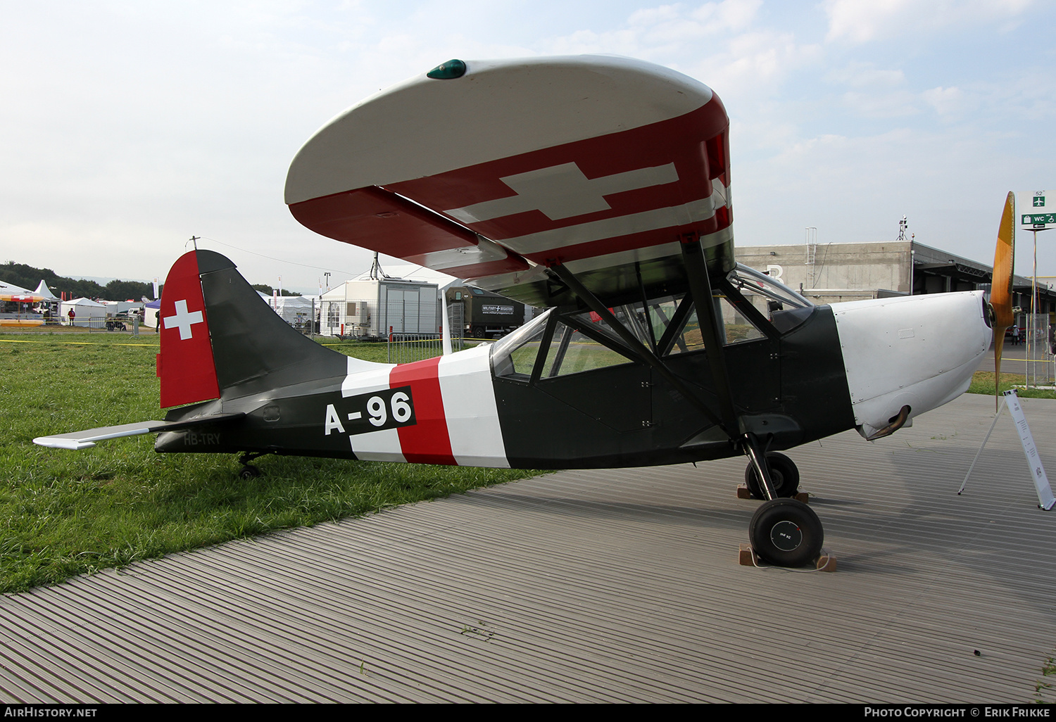 Aircraft Photo of HB-TRY / A-96 | Stinson L-5 Sentinel | Switzerland - Air Force | AirHistory.net #353468