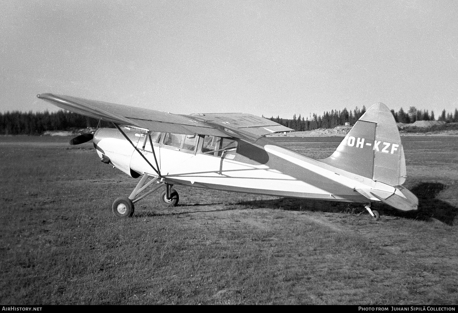 Aircraft Photo of OH-KZF | SAI KZ VII U-4 Laerke | AirHistory.net #353470