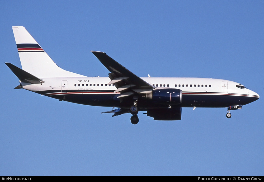 Aircraft Photo of VP-BBT | Boeing 737-705 | Fordair | AirHistory.net #353474