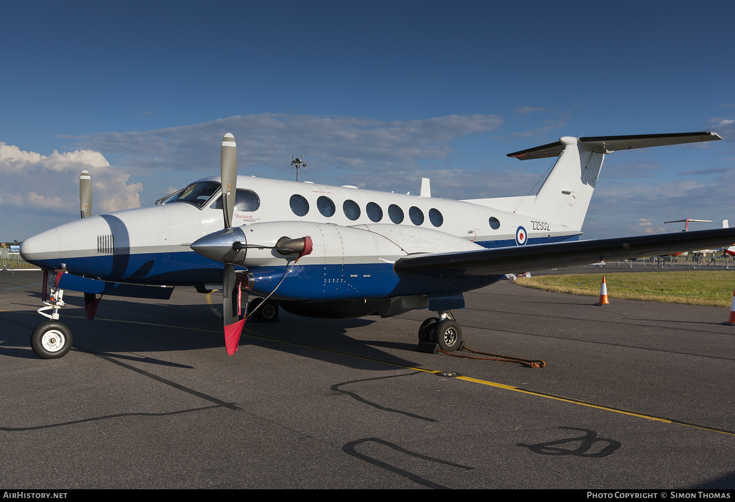 Aircraft Photo of ZZ502 | Hawker Beechcraft 350CER Avenger T1 (300C) | UK - Navy | AirHistory.net #353481