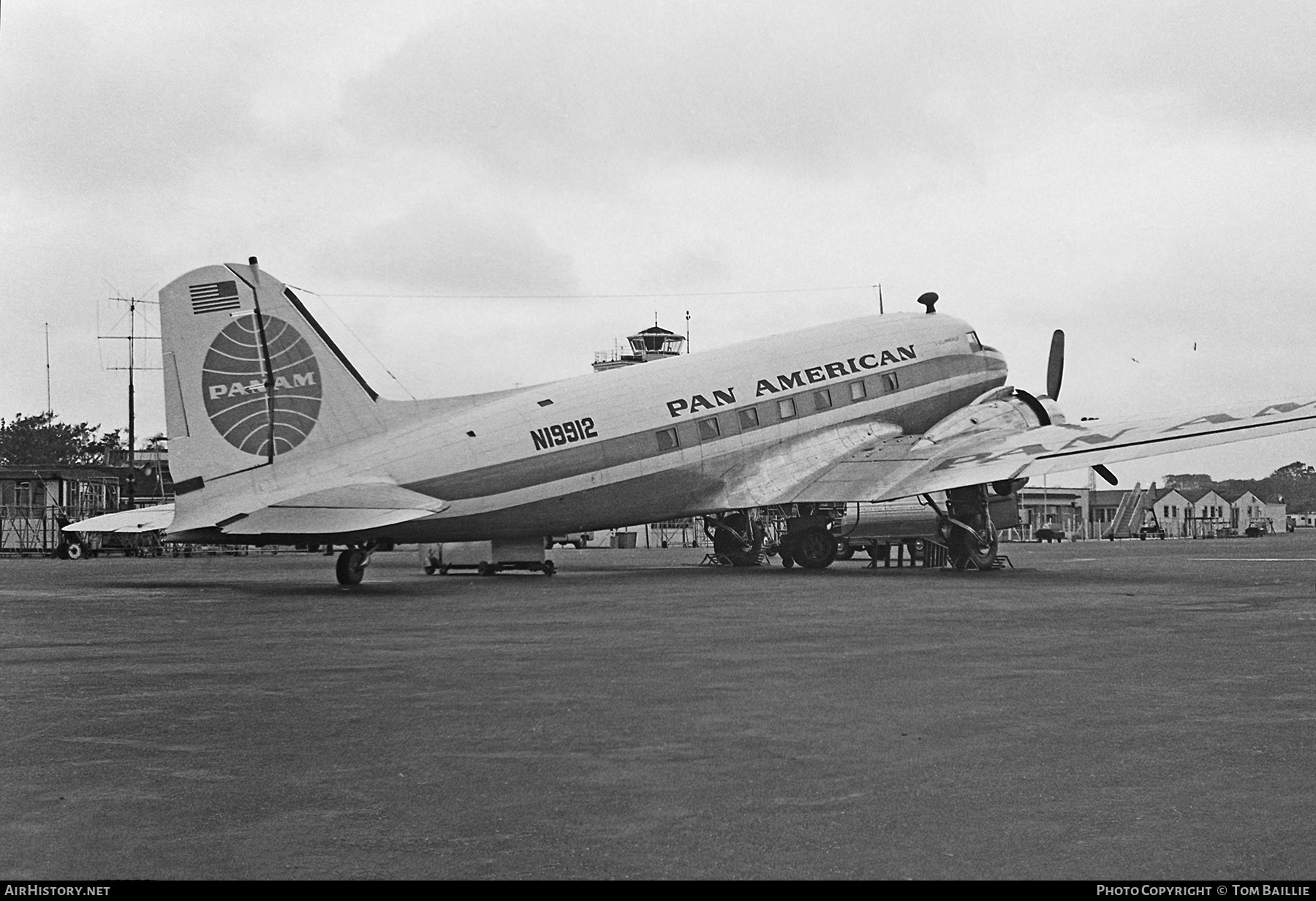 Aircraft Photo of N19912 | Douglas DC-3A | Pan American World Airways - Pan Am | AirHistory.net #353491